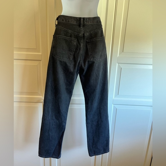 AGOLDE
90's High-Rise Loose Jeans. Black size 23  Grunge era distressed - Picture 7 of 14